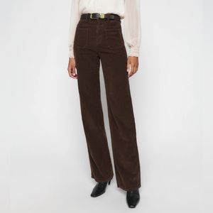 Reformation Alyssa Corduroy Cafe Size 31